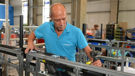 Man werkt in prefabricage Man werkt in prefabricage