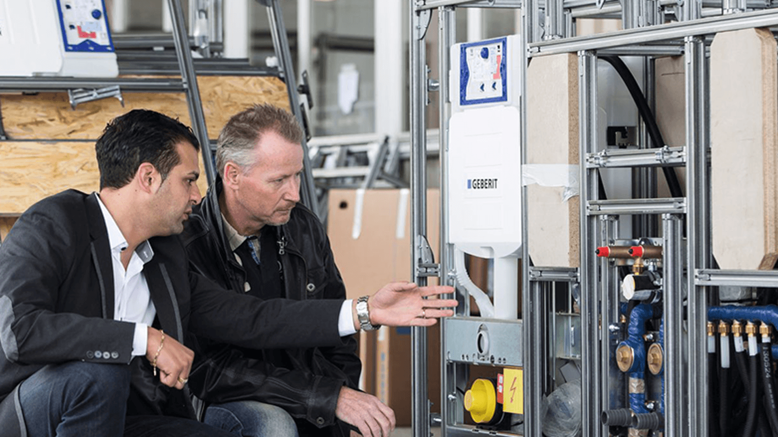 Theoretische en praktische opleidingen bij Geberit Theoretische en praktische opleidingen bij Geberit