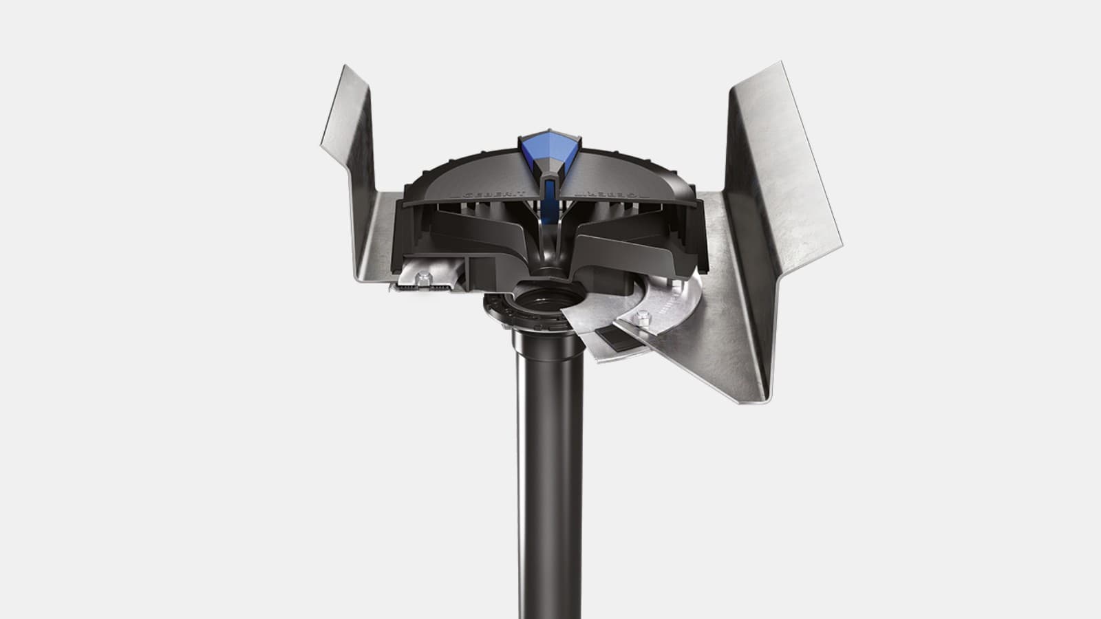 Geberit Pluvia trechter in de dakgoot met flensaansluiting Geberit Pluvia trechter in de dakgoot met flensaansluiting