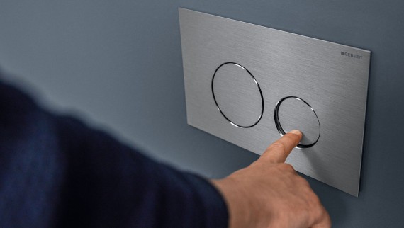 Plaque de commande de l'assortiment Geberit Sigma40 Plaque de commande de l'assortiment Geberit Sigma40