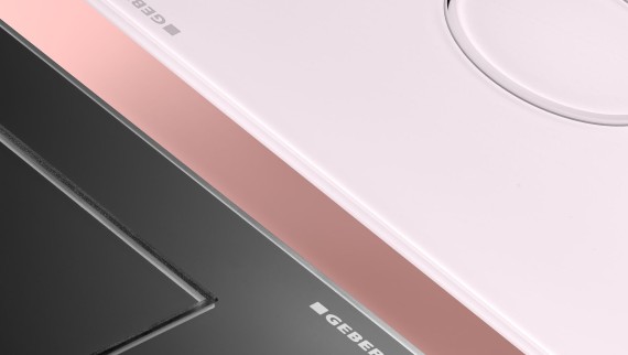 Plaque de commande Geberit Sigma40 avec épaisseur de 4 mm Plaque de commande Geberit Sigma40 avec épaisseur de 4 mm