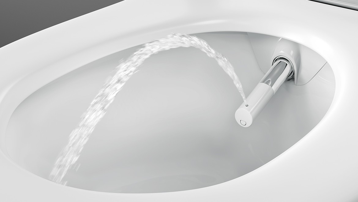 Geberit AquaClean Sela avec technologie WhirlSpray