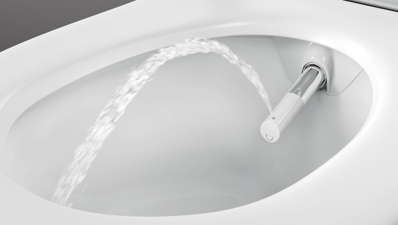 Geberit AquaClean Sela avec jet d'eau WhirlSpray