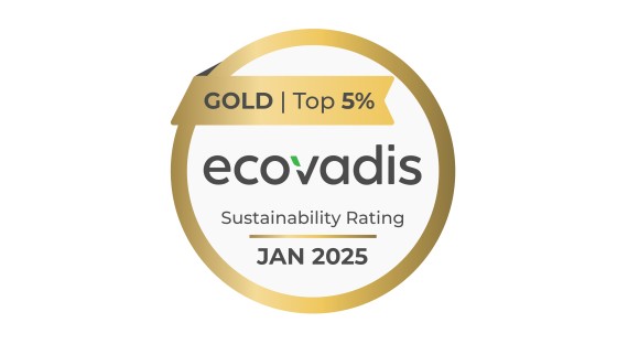 Distinction de platine décernée par EcoVadis pour la gestion durable de Geberit (© Geberit) Distinction de platine décernée par EcoVadis pour la gestion durable de Geberit (© Geberit)