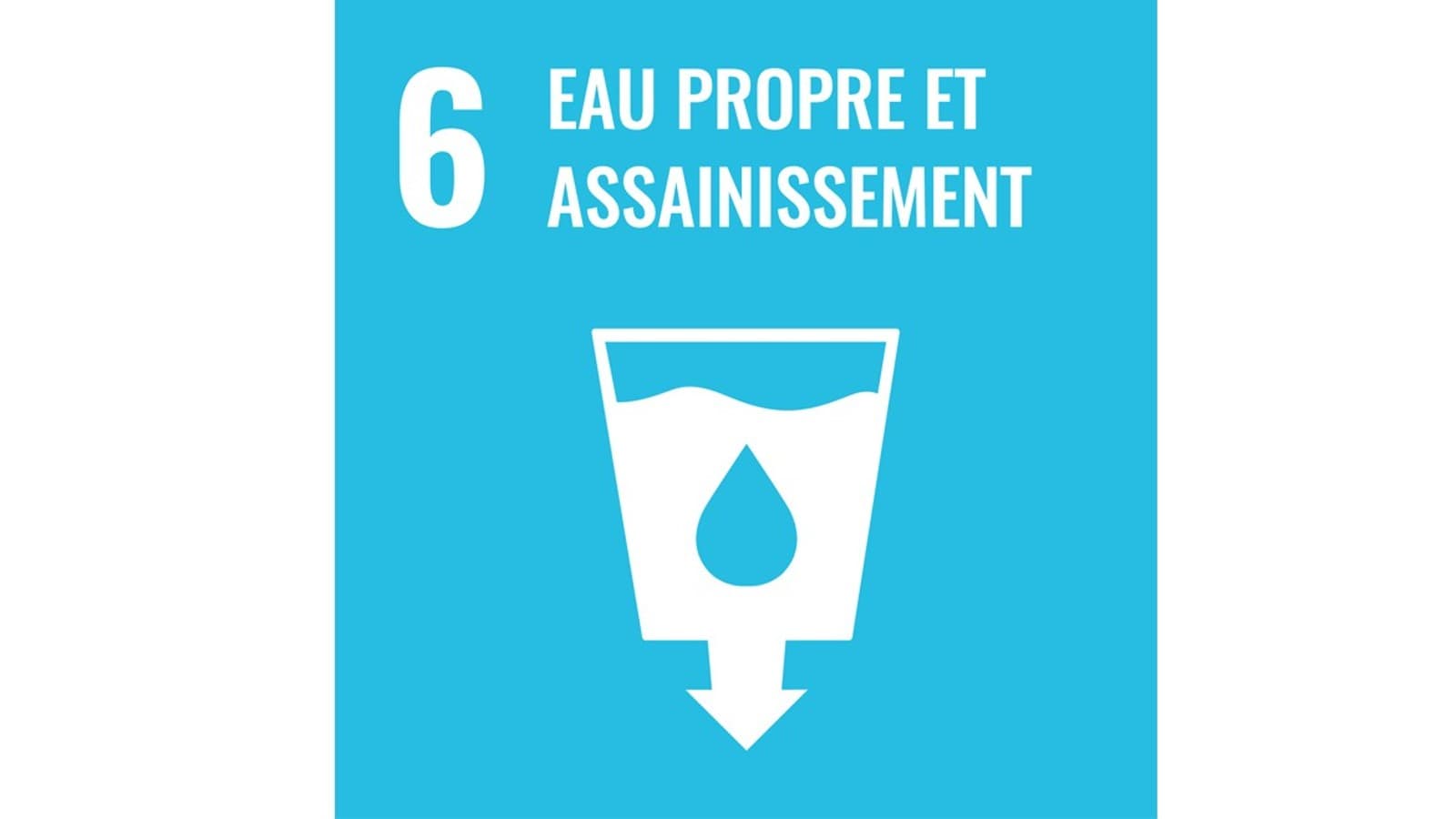 Objectif 6 des Nations unies : eau propre Objectif 6 des Nations unies : eau propre